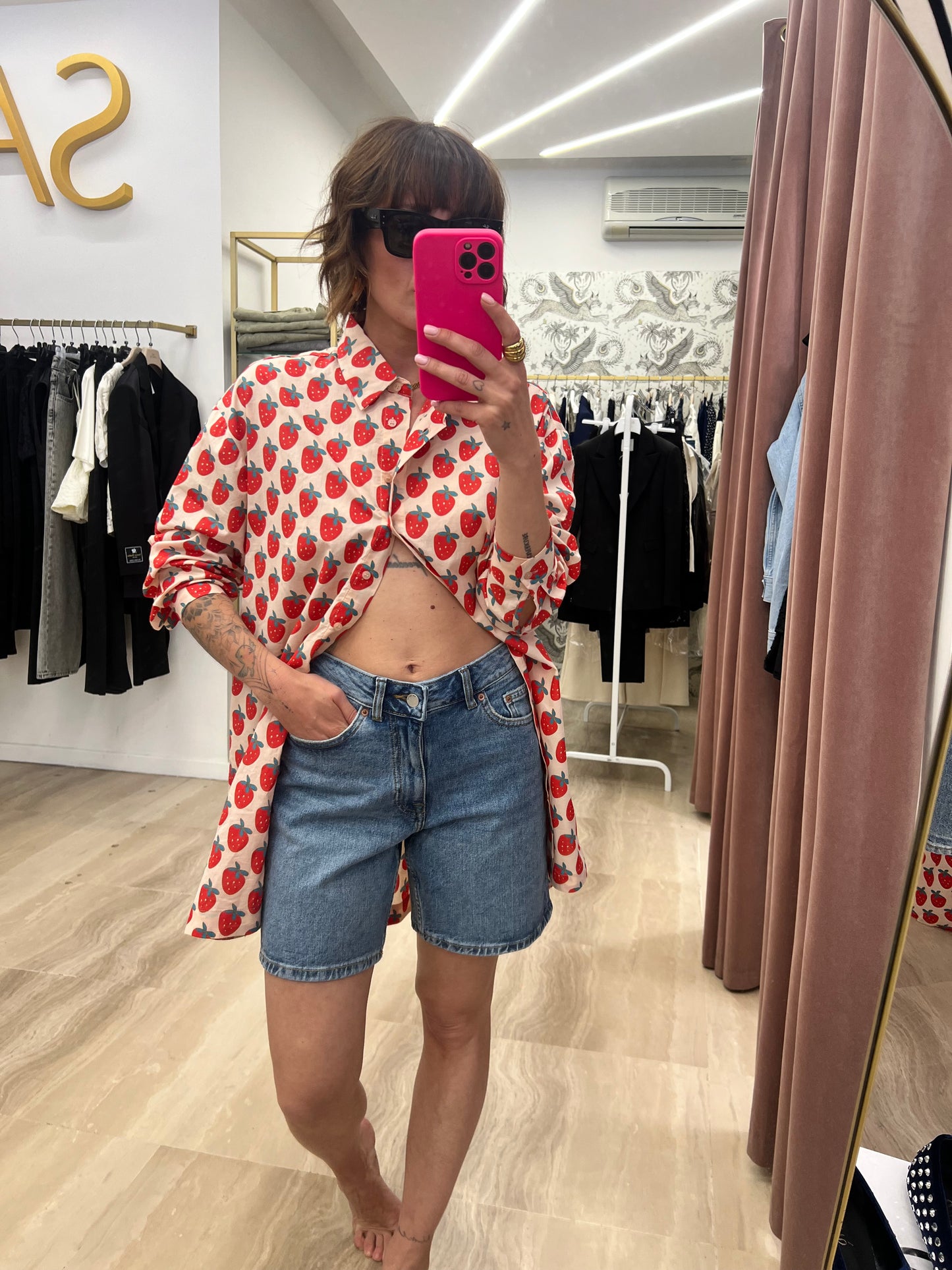 Pantaloncino jeans