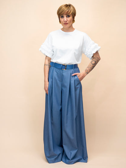 Pantalone a palazzo maxi